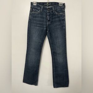 For all Mankind jeans boy cut,button fly, size 27